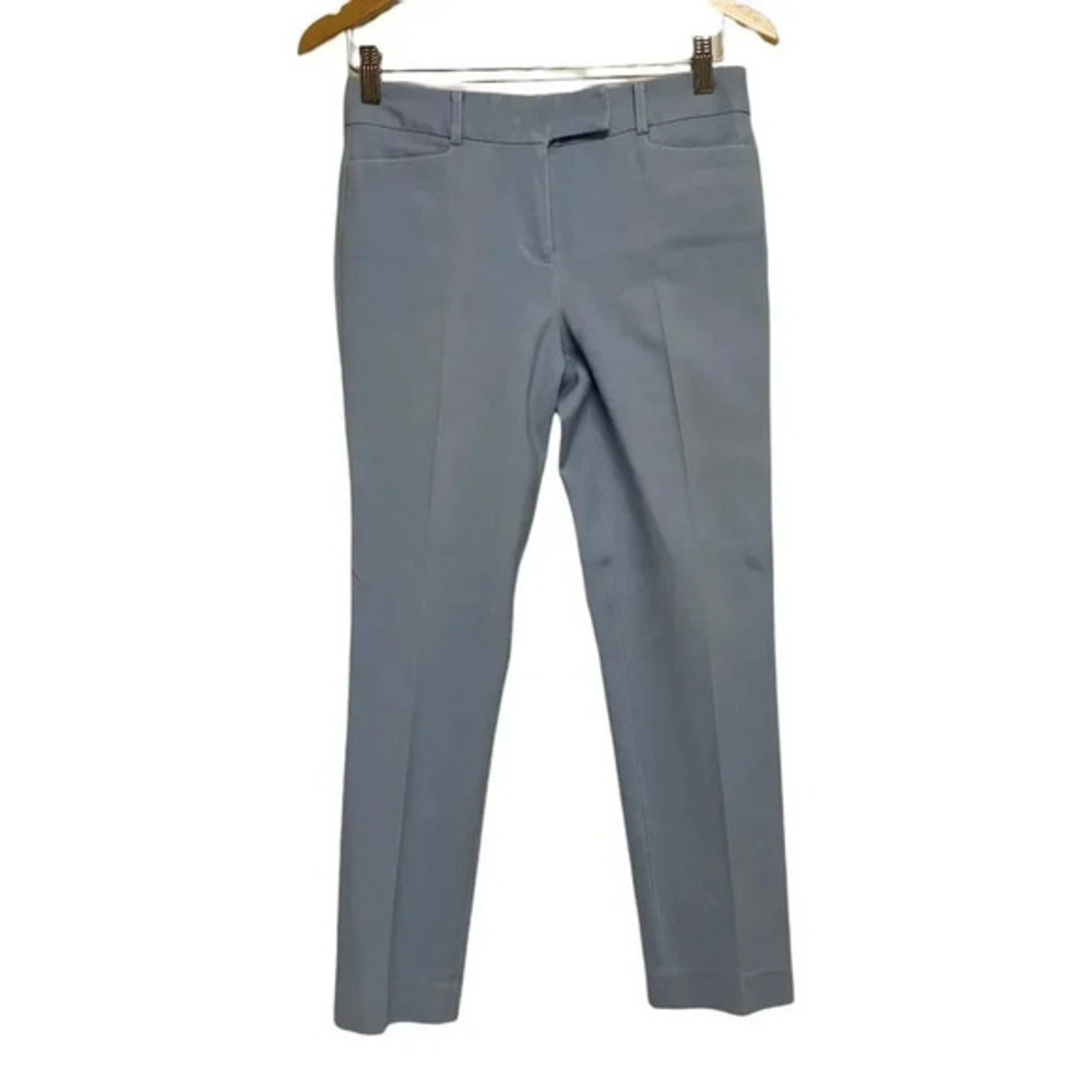Talbots Petite Womens Light Blue Trouser Lined Pants Size 2P